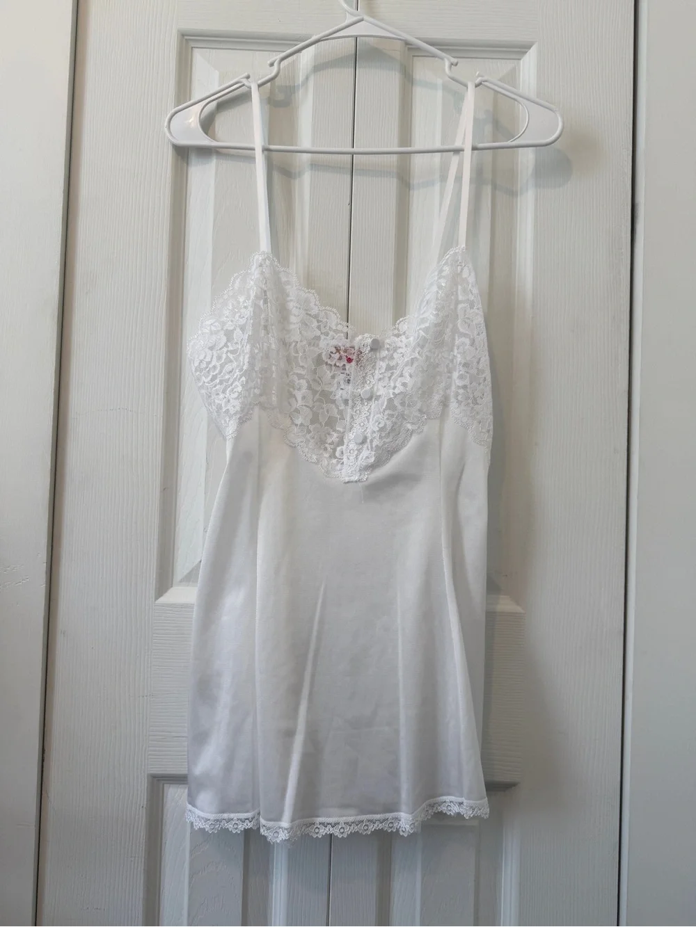 Vintage White Merry Modes Bridal 3-Piece Lingerie Set